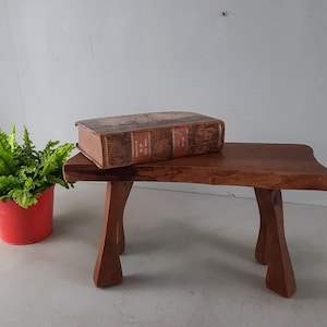 Brutalistischer Pflanzentisch im Vintage-Stil