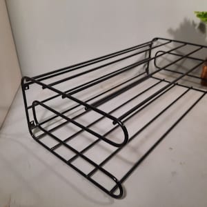 Vintage Black Ikea Frän Shoe Rack &#39;80