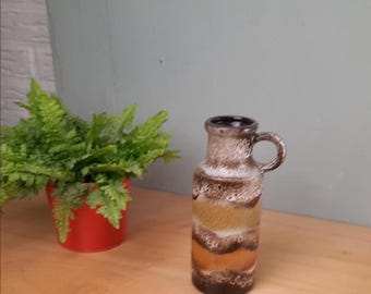 FAT LAVA Vase Scheurich 401-20 Mid Century Ceramics WGP Vintage W
