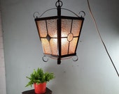 Mid Century Hall-lamp Brass '60
