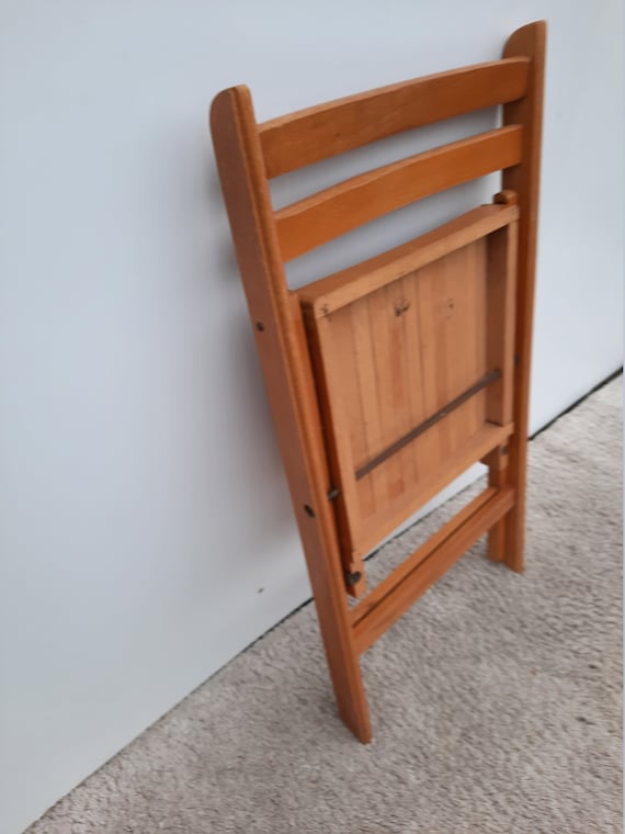 Folding Wood Chair スタンダード（新品未使用） 22.8
