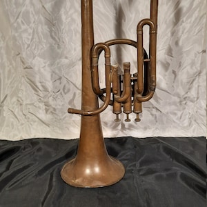 Antique copper Tuba image 1