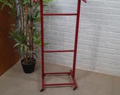 Vintage Fratelli Reguitti Brevettato style - Dressboy / Valet Stand Italian made- Mounted on Four wheels