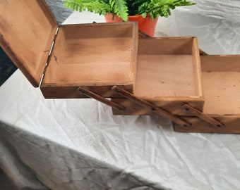 Vintage Sewing Box From the 1950s - Etsy