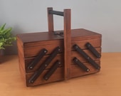 Vintage Folding Sewingbox '50