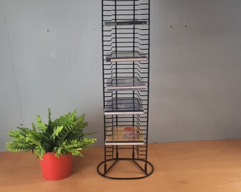 Vintage CD Tower Metal. With Space for 40 Cds. - Etsy