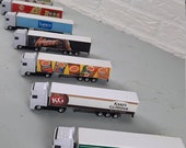 Vintage Daf reclame trucks.met oplegger 1:87