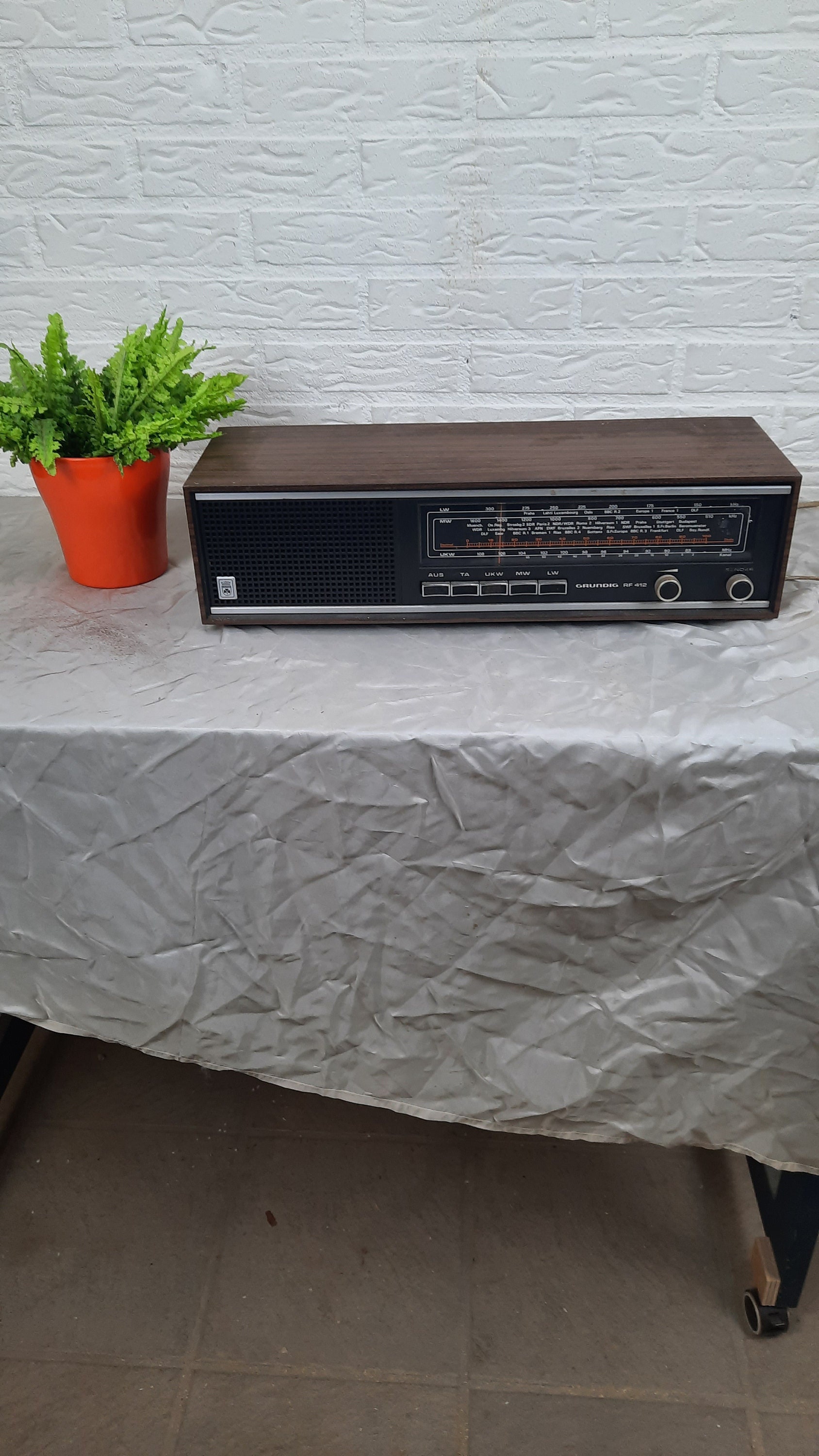 Vintage Grundig RF412 Radio Retro - Etsy