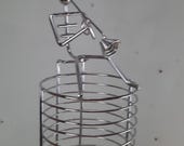 vintage CD rack met  plaats voor 40 CD's chrome