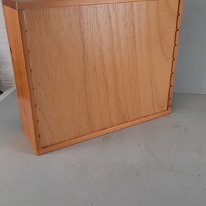 Vintage CD rack for 96 CDs in brown image 2