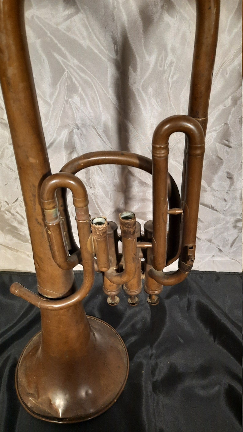 Antique copper Tuba image 8