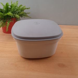 Vaporera de arroz Tupperware vintage, tazón para servir Wonder, colador