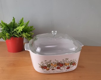 Pyroflam Corningware Cazuela Spice of Life 4,8 litros Grande con tapa