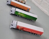 Vintage Reclametrucks met oplegger 1:87