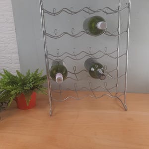 Vintage French Wine Rack with space for 20 bottles retro