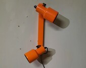 Restyled Orange Spotrail Wall-lamp retro