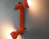 Restyled Orange Spotrail Wall-lamp retro
