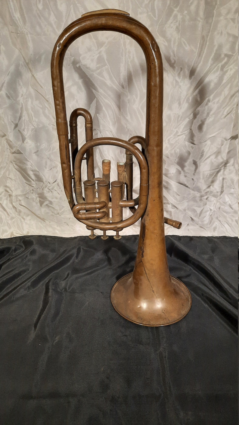 Antique copper Tuba image 6