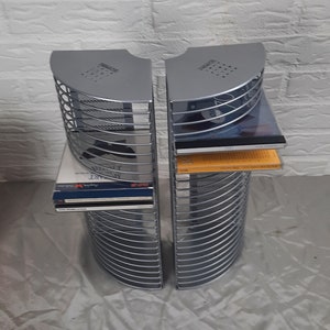 Techpoint CD ラック 4 個中 1 個 シルバー.カラー ヴィンテージ