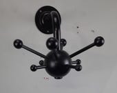 Vintage Ikea Sputnik Kapstok zwart retro