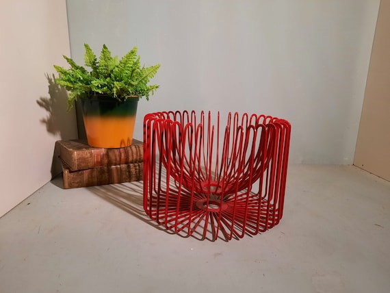 ☆OLD IKEA☆ Ehlen Johansson フルーツバスケット90s Ehlén Johansson for Ikea, Trådig Metal Fruit Bowl, Fruit
