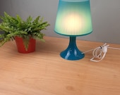 vintage Ikea Tafellamp Lampan bleu retro