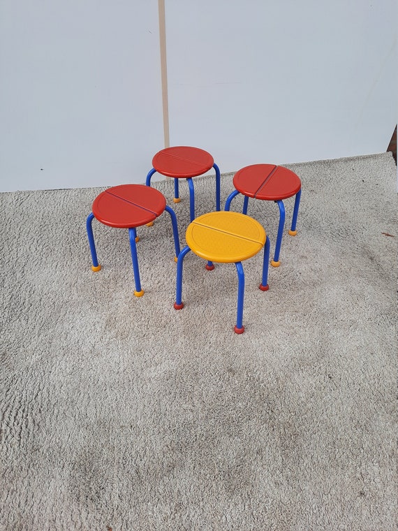 Vintage Children s Stool Ikea Knut Marianne Hagberg Model Puzzle