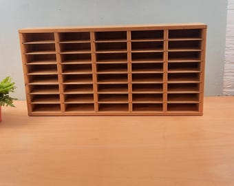 Vintage 80s - Ikea Boalt CD Rack, Wooden Storage Rack, Storage
