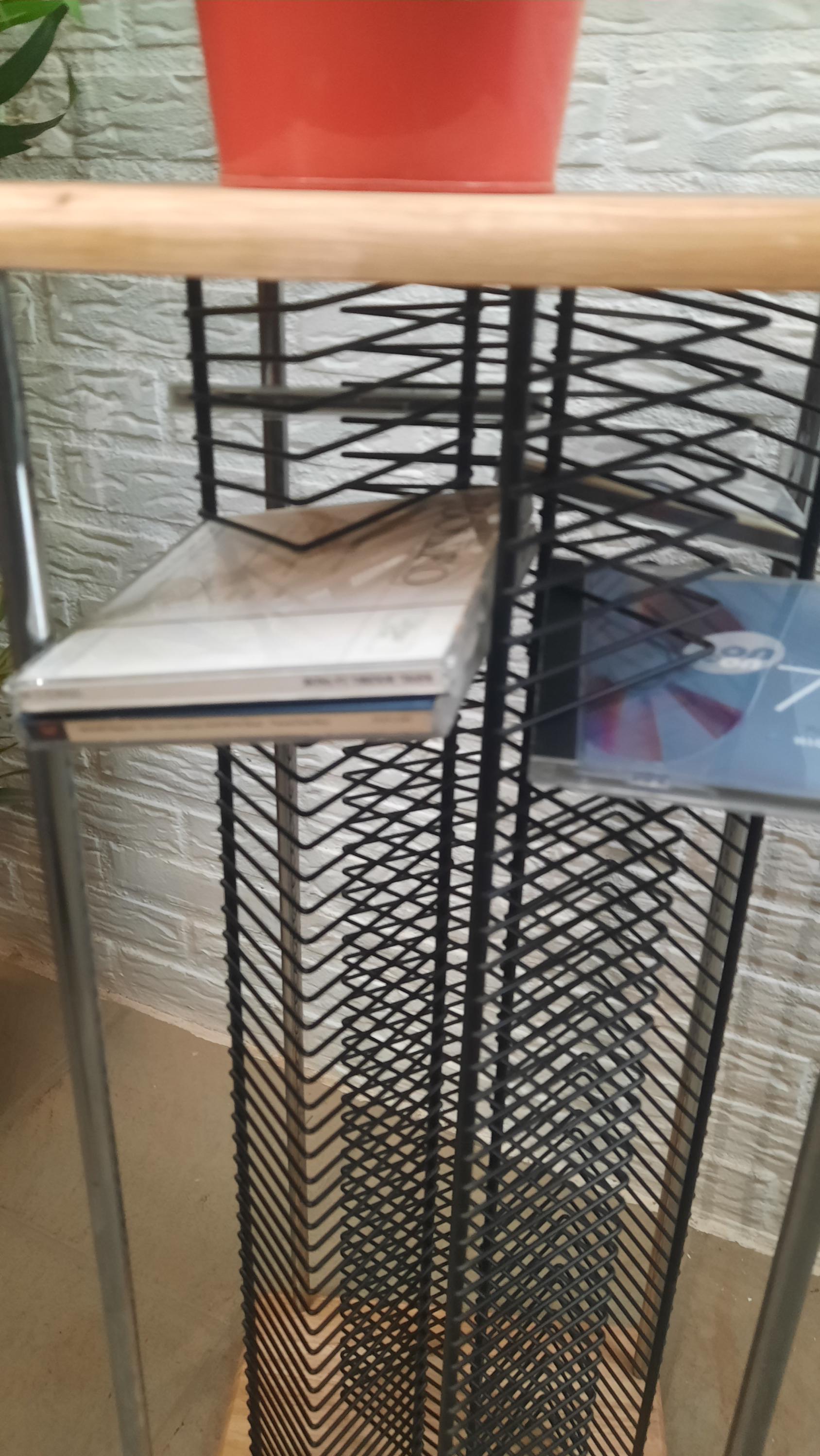 Rotating CD Column, Plant Column, With Space for 200 Cds - Etsy