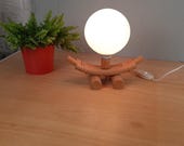 vintage manou  tafellamp '80