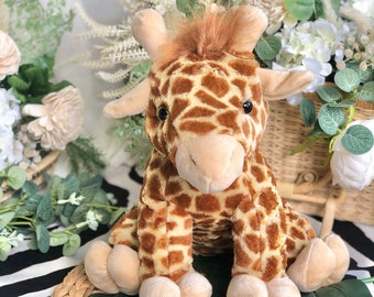 Giraffe Stuffed Animal | Plush Giraffe | Safari Plush | Giraffe Gifts | Safari Birthday Gifts | Safari Baby Shower | Giraffe Baby Gifts