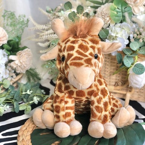 Giraffe Stuffed Animal | Plush Giraffe | Safari Plush | Giraffe Gifts | Safari Birthday Gifts | Safari Baby Shower | Giraffe Baby Gifts