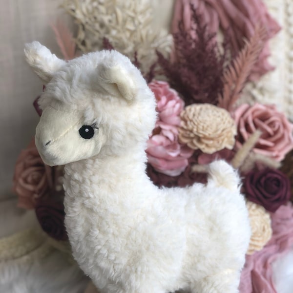 Llama Stuffed Animal | Plush Llama | Llama Nursery Decor | Llama Birthday | Llama Gifts | Llama Baby Shower | Llama Plushie