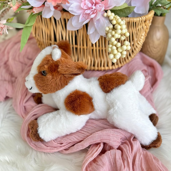 Goat Stuffed Animal: Small or Large Plush Toy