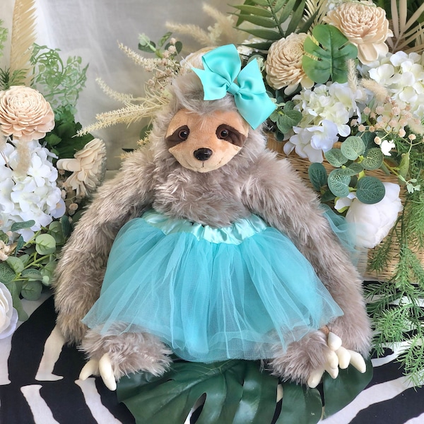 Sloth Stuffed Animal | Sloth Gifts | Sloth Plush | Custom Plushie | Custom Stuffed Animal | Custom Plush Toy | Safari Stuffed Animals