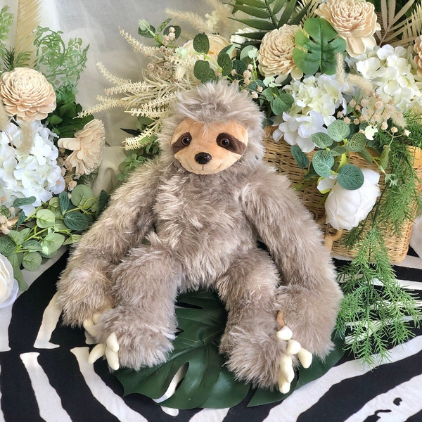 Sloth Stuffed Animal | Sloth Gifts | Sloth Plush | Plushie | Stuffed Animals | Plush Toy | Safari Stuffed Animals