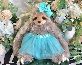 Sloth Stuffed Animal | Sloth Gifts | Sloth Plush | Custom Plushie | Custom Stuffed Animal | Custom Plush Toy | Safari Stuffed Animals