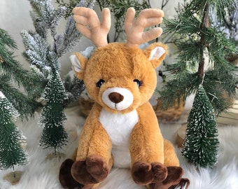 Weighted Stuffed Animal 1lb | Weighted Plush | Weighted Stuffed Animals for Anxiety | Autism Toys | Reindeer Stuffed Animal | Sensory Toys