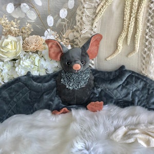 Weighted Stuffed Animal 1lb Weighted Plush Weighted Stuffed Animal for Adults Bat Stuffed Animal Sensory Toys image 8