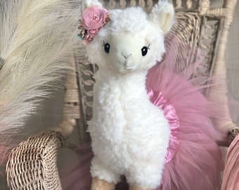 Llama Stuffed Animal | Plush Llama | Llama Birthday | Llama Gift | Custom Plush Toy | Custom Plushie | Llama Baby Shower | Stuffie | Plushie