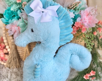 Seahorse Stuffed Animal | Plush Seahorse | Ocean Plush | Ocean Stuffed Animals | Beach Plush | Ocean Birthday | Under the Sea Birthday