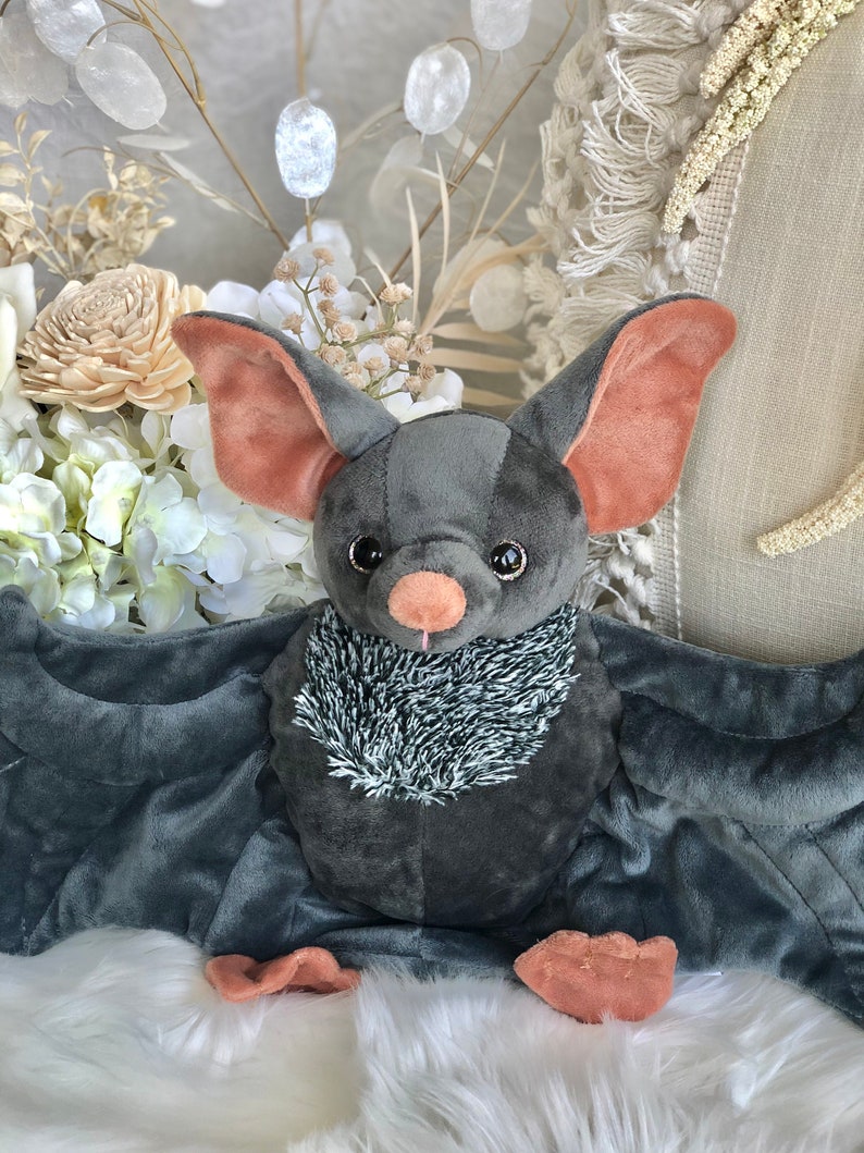 Weighted Stuffed Animal 1lb Weighted Plush Weighted Stuffed Animal for Adults Bat Stuffed Animal Sensory Toys image 7