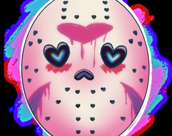 Voorheewave | Jason Voorhees Vinyl Sticker