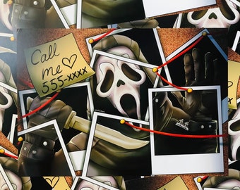 Hey There | Dead By Daylight Ghostface A4 print