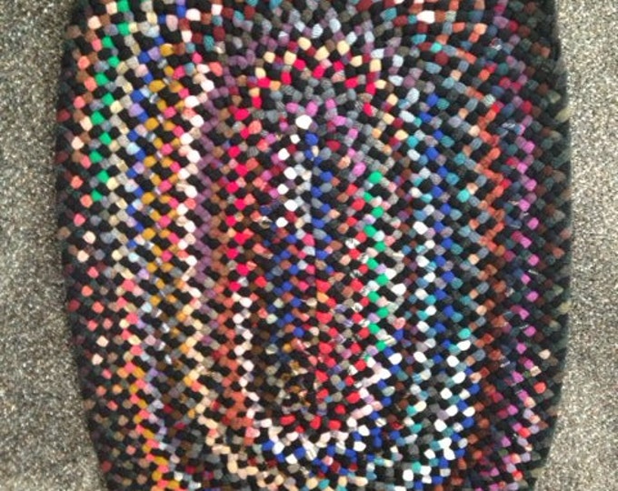Hand Braided Wool Rug Etsy