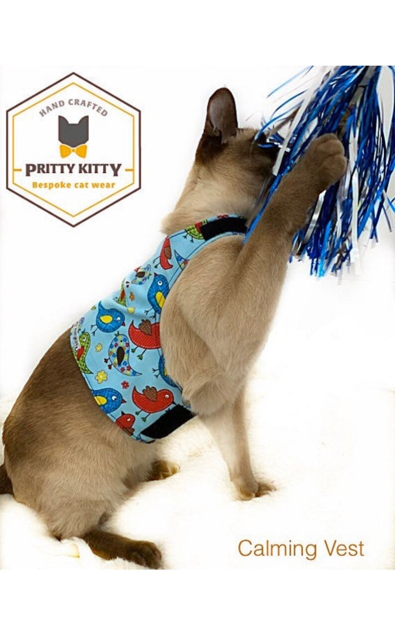 Anxiety / Calming Vest for Cats Suffering With Stress Etsy