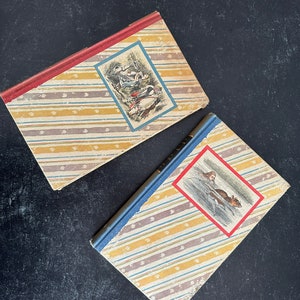 ALICE IN WONDERLAND Book set Through the Looking Glass & Adventures in Wonderland