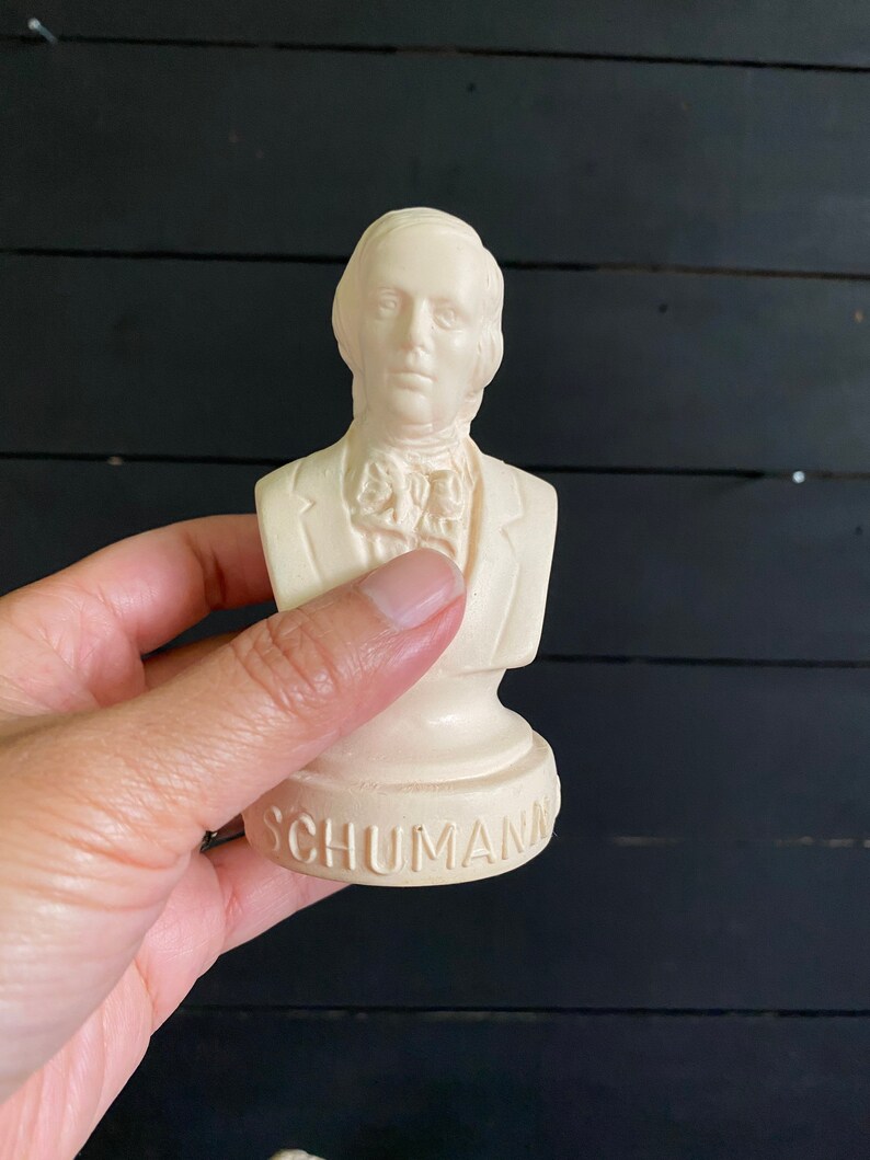 Music Composer Bust Mini Vintage Novelty Bust Plastic Busts Etsy