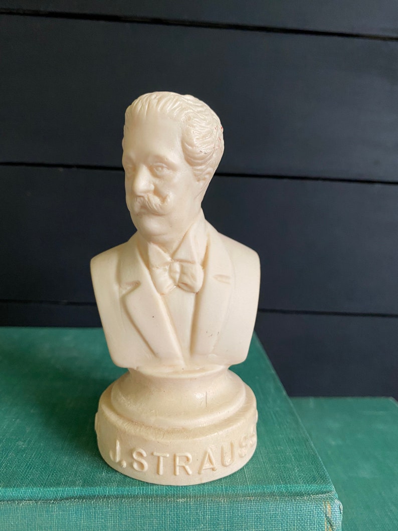 Music Composer Bust Mini Vintage Novelty Bust Plastic Busts Etsy