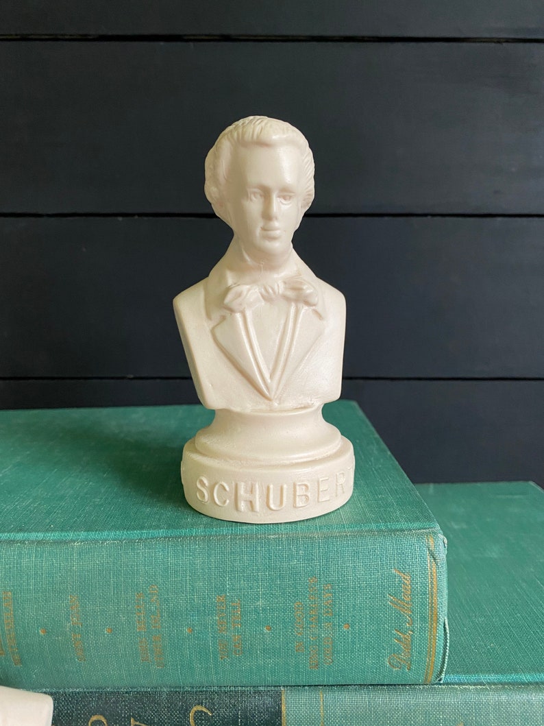 Music Composer Bust Mini Vintage Novelty Bust Plastic Busts Etsy